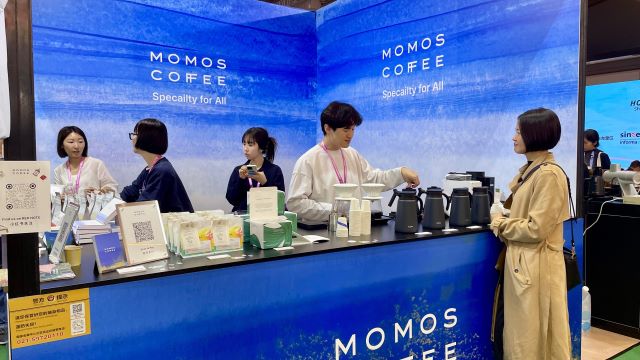 来自韩国的精品咖啡品牌亮相本届Hotelex国际咖啡文化节  摄影/冯小芯