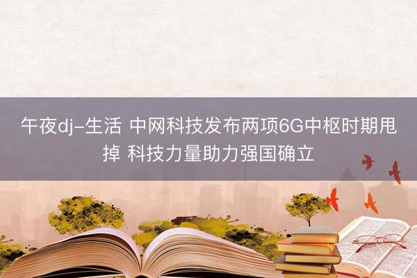 午夜dj-生活 中网科技发布两项6G中枢时期甩掉 科技力量助力强国确立